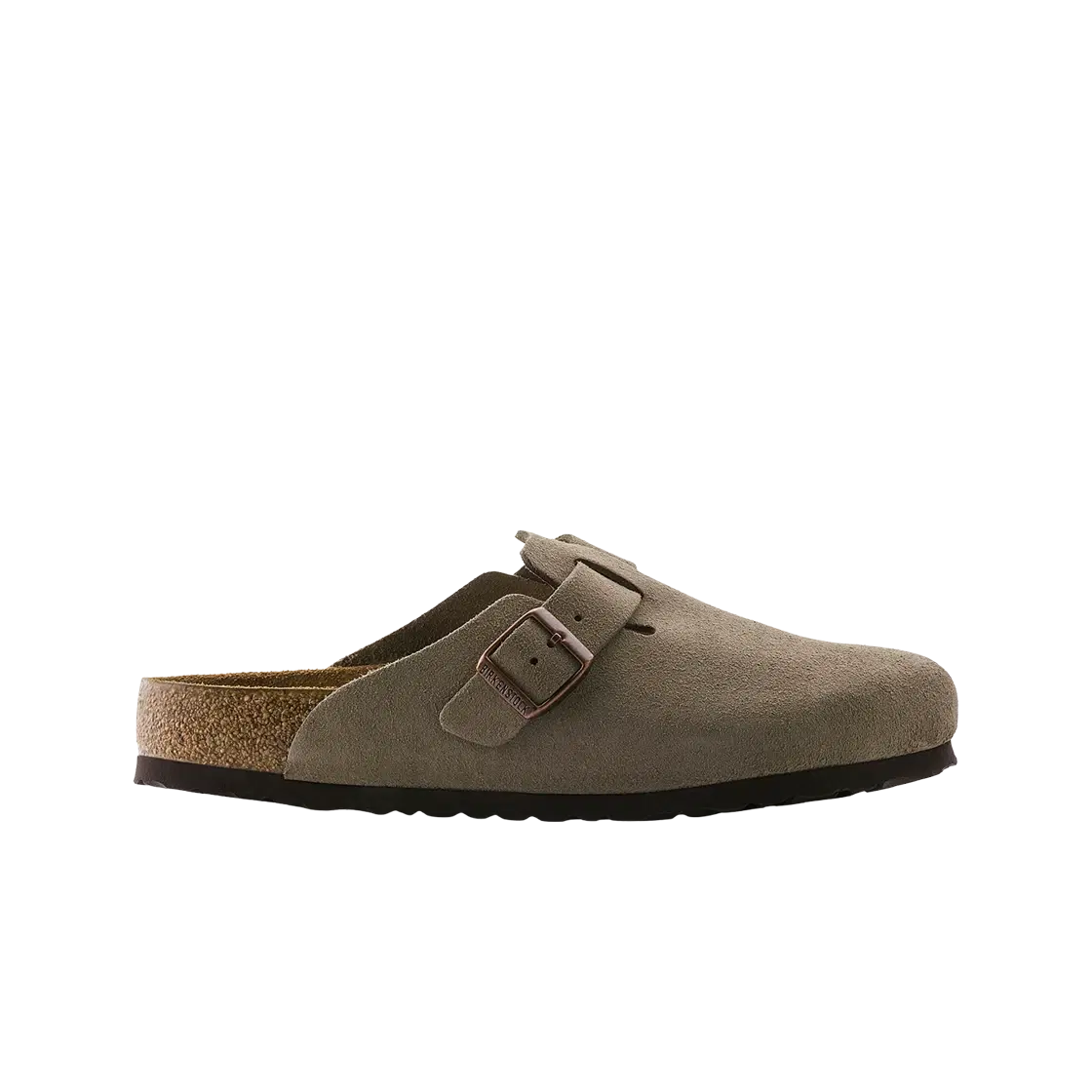 Birkenstock Birkenstock Boston Soft Footbed Suede Taupe (Narrow Fit)