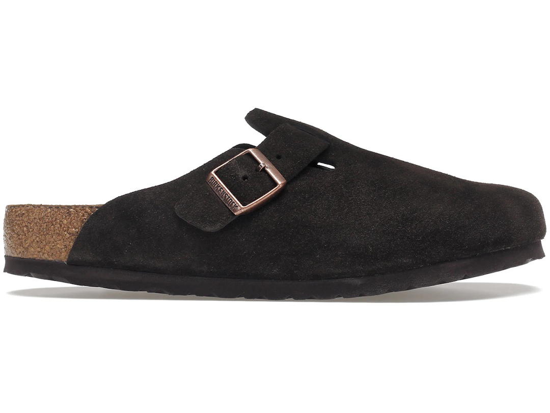 Birkenstock Birkenstock Boston Soft Footbed Suede Mocha