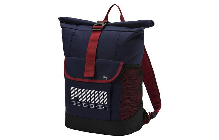 Puma Puma Fabric Handbag Backpack Regular Unisex Navy Blue