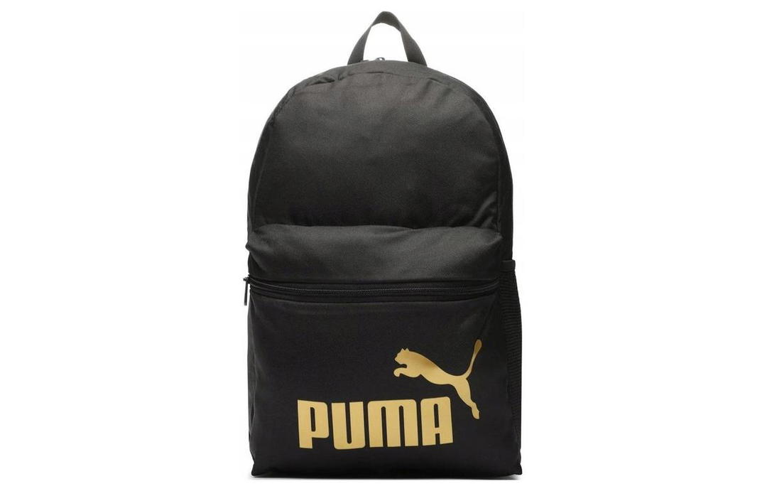 Puma Puma Fabric Backpack Regular Unisex Black Gold
