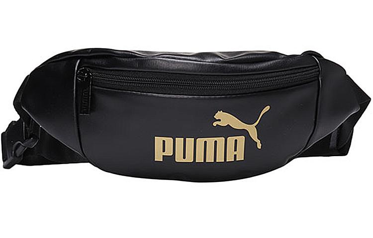 Puma Puma Polyester Sling Bag, Fanny Pack Regular Women's Black Gold