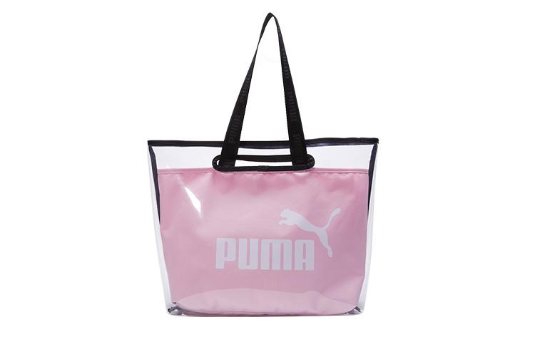 Puma Puma Pu Polyester Combo Bag Basket Bag Tote Bag Shopping Bag Shoulder Bag Handbag Regular Women's Cherry Blossom Pink