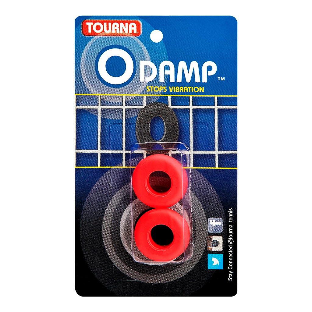 Tourna Tourna Sampras O Damp Vibration Dampener Red