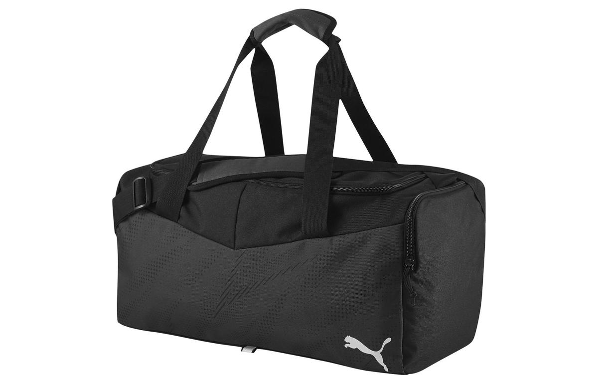 Puma Puma Fabric Sports Bag Handbag Shoulder Bag Gym Bag Large Size Unisex Black