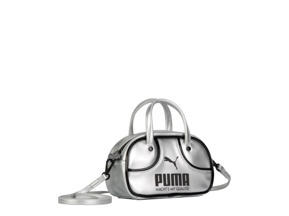 Puma Puma Grip Bag Metallic Micro 2.5L Glacial Gray