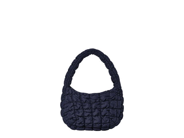 COS COS Quilted Mini Bag Navy - view 1