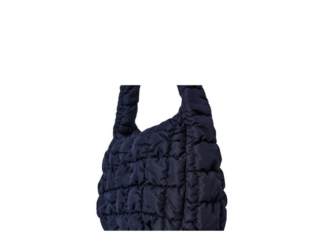 COS COS Quilted Mini Bag Navy - view 3