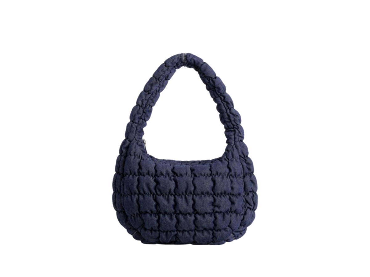 COS COS Quilted Mini Bag Denim Blue