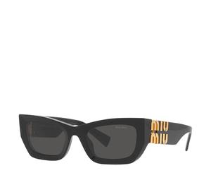 Buy MIU MIU Acetate Irregular Shape Sunglasses Women's Black at Sasom – Authentic and Ready to Ship