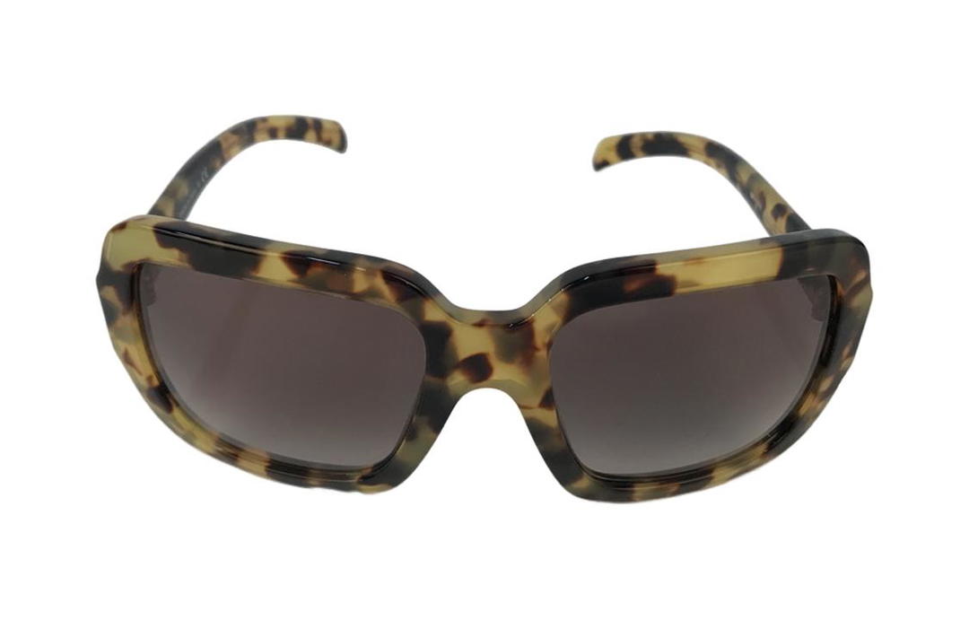 Prada Prada - Irregular Shape Sunglasses Unisex Brown