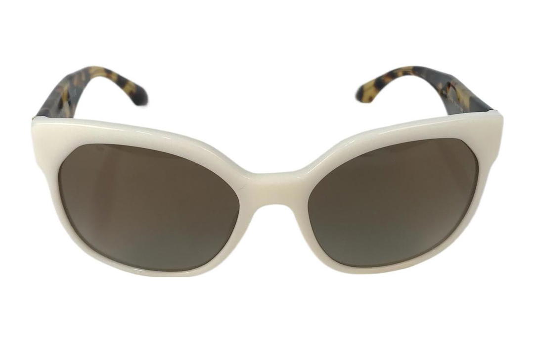 Prada Prada Acetate Irregular Shape Sunglasses Unisex Tortoiseshell