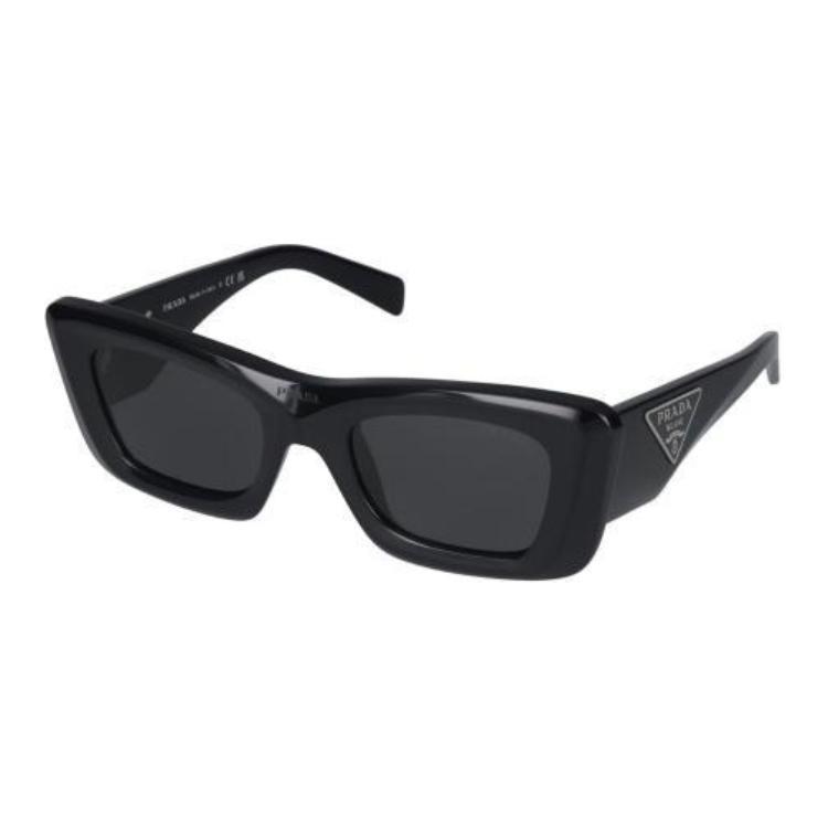 Prada Prada Irregular Shape Sunglasses Women's Black