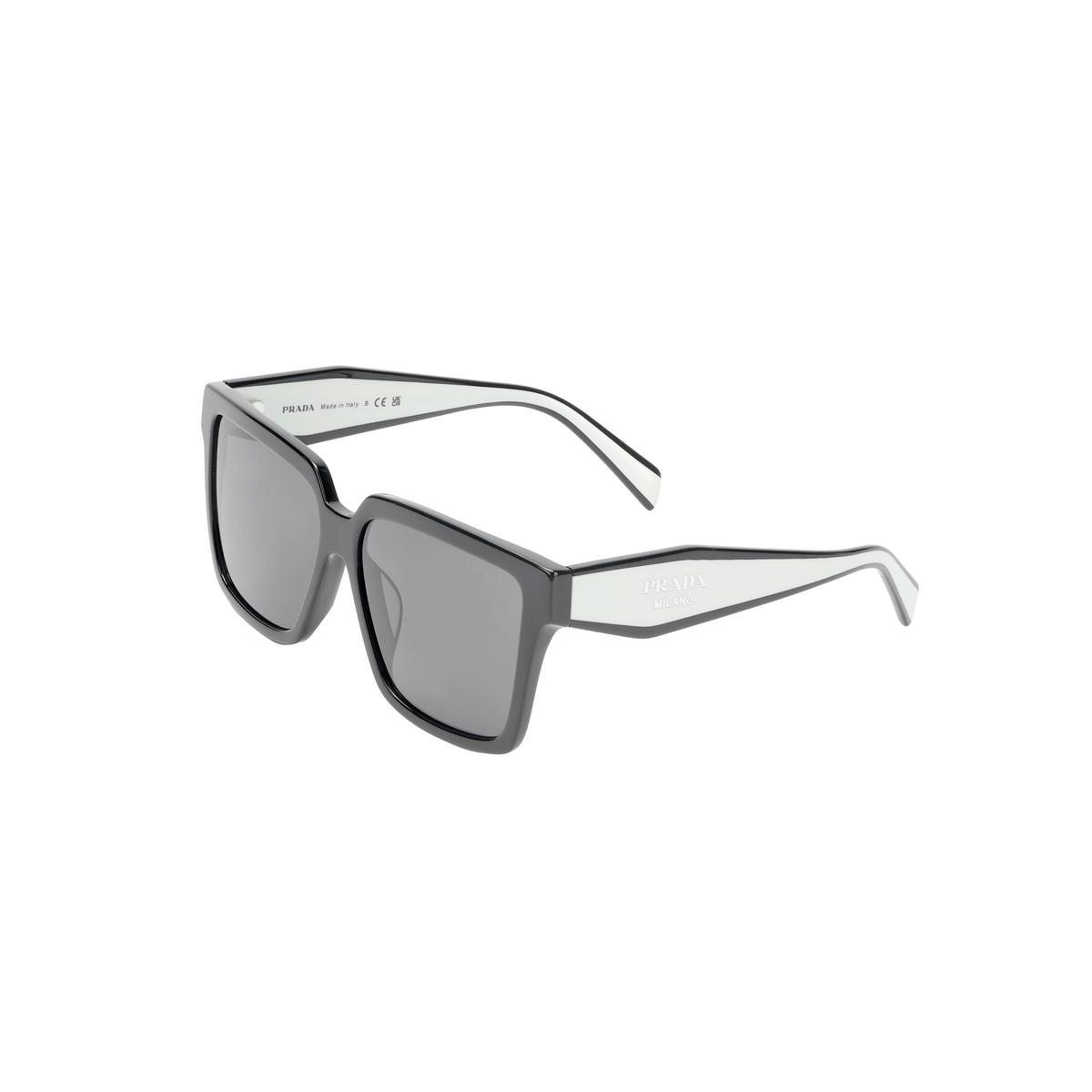 Prada Prada Irregular Shape Sunglasses Women's Black