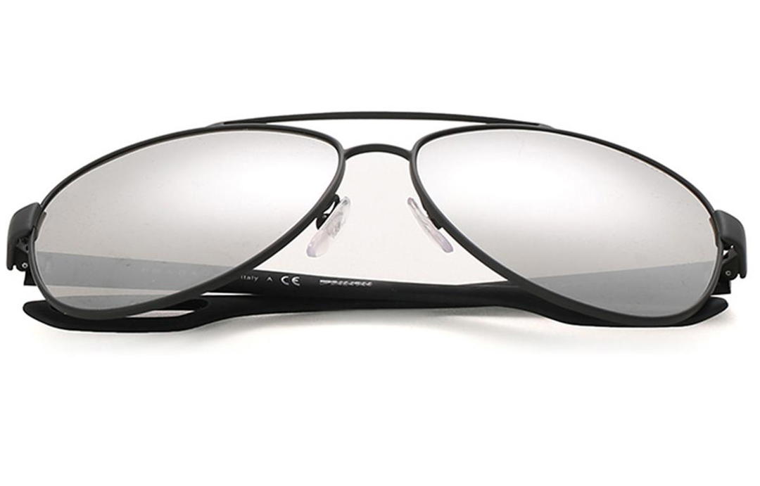 Prada Prada Sunglasses Men Dark Gray Frame With Light Gray Lens