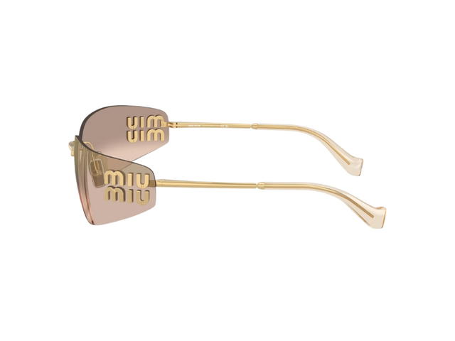 Miu Miu Miu Miu 0MU A51S Gold Bronze Mirror Gradient Lenses - view 3