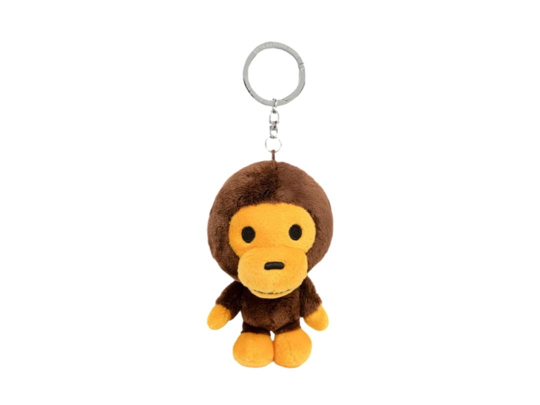 Bape Bape Baby Milo Plush Keychain Brown