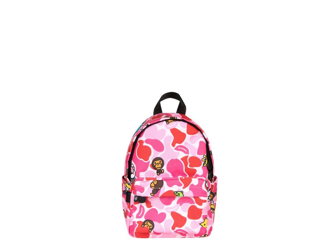Bape Bape Camo Small Backpack Pink