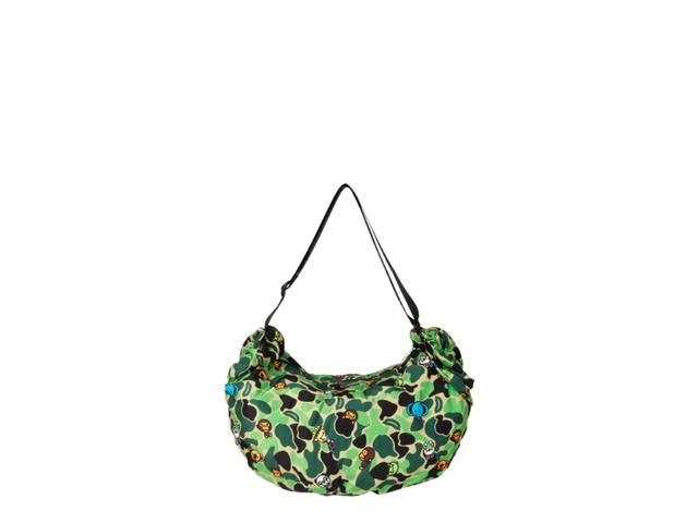 Bape Bape Camo Oversize Cross Bag Green Black - view 2