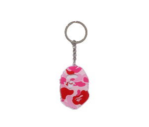 Buy Bape Abc Camo Ape Head Acrylic Keychain Pink at Sasom – Authentic and Ready to Ship