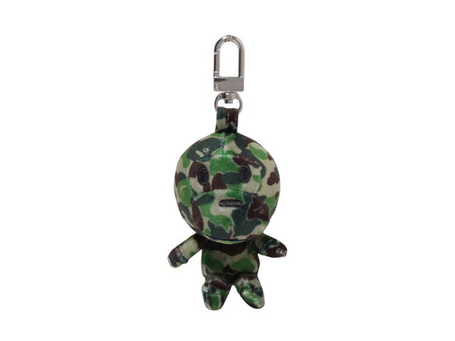 Bape Bape Abc Camo Baby Milo Plush Doll Key Chain Green - view 1