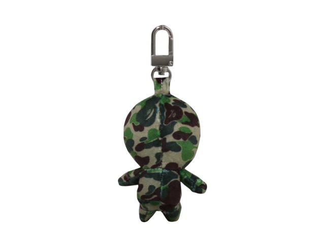 Bape Bape Abc Camo Baby Milo Plush Doll Key Chain Green - view 2