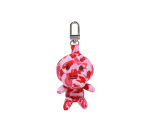 Buy Bape Abc Camo Baby Milo Plush Doll Key Chain Pink at Sasom – Authentic and Ready to Ship