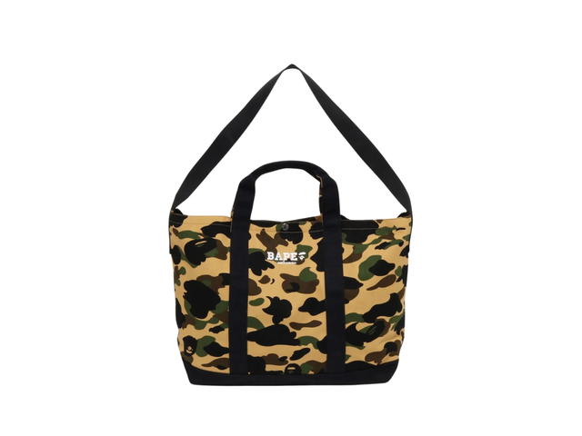 Bape Bape 1st Camo 2way Tote Bag Yellow - view 1