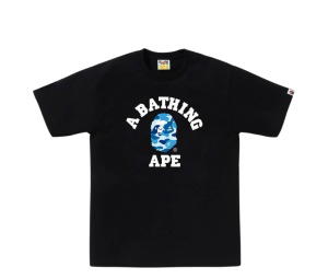 Buy Bape Abc Camo College Tee Black at Sasom – Authentic and Ready to Ship