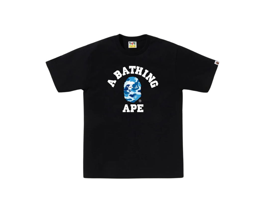 Bape Bape Abc Camo College Tee Black