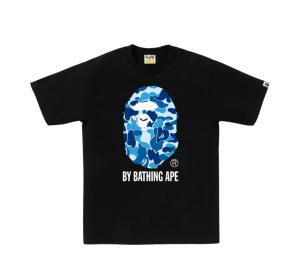 Buy Bape Abc Camo By Bathing Ape Tee Black Blue at Sasom – Authentic and Ready to Ship