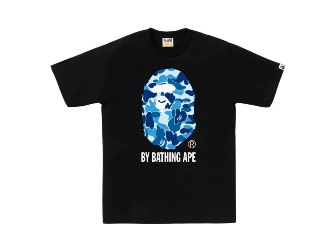 Bape Bape Abc Camo By Bathing Ape Tee Black Blue