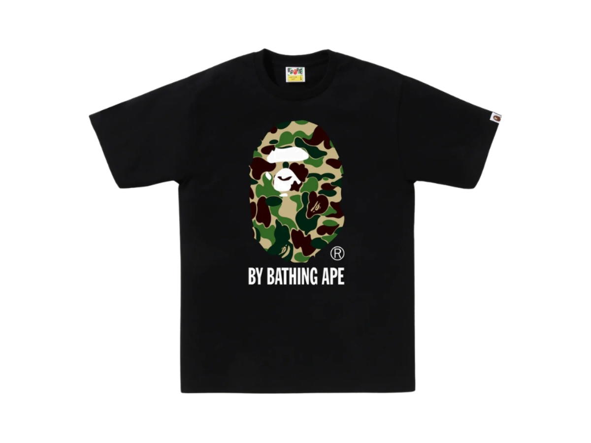 Bape Bape Abc Camo By Bathing Ape Tee Black Green