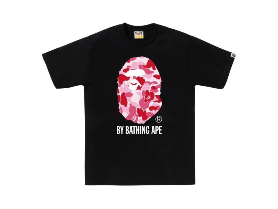 Bape Bape Abc Camo By Bathing Ape Tee Black Pink