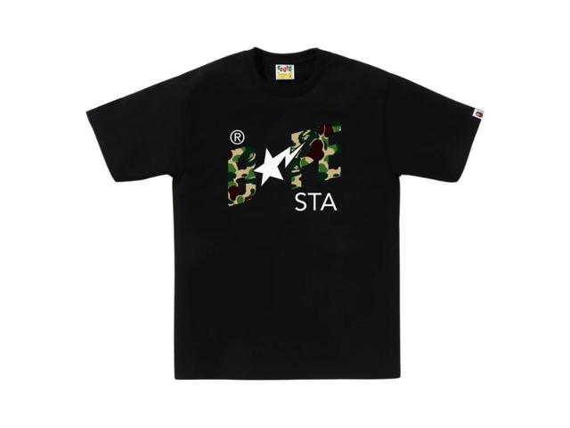 Bape Bape Abc Camo BAPE STA Logo Tee Black Green - view 1