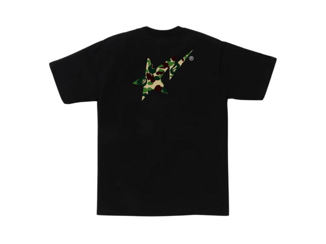 Bape Bape Abc Camo BAPE STA Logo Tee Black Green - view 2