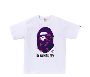 Buy Bape Camo By Bathing Ape Tee Purple White at Sasom – Authentic and Ready to Ship