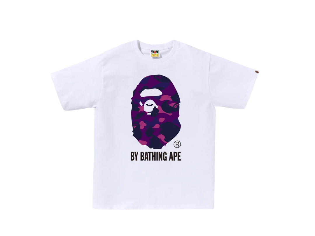 Bape Bape Camo By Bathing Ape Tee Purple White
