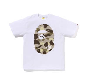 Buy Bape Color Camo Big Ape Head Tee White at Sasom – Authentic and Ready to Ship