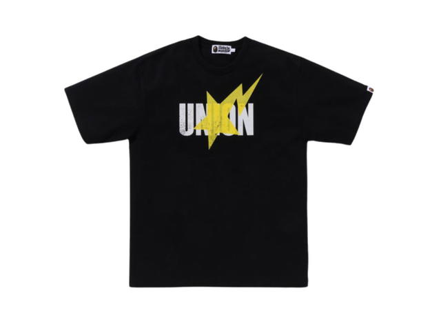 Bape Bape X Union Washed STA Tee Black - view 1