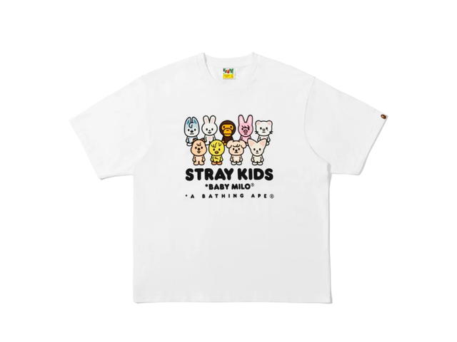 Bape Bape X Stray Kids Skzoo Family Baby Milo Tee White - view 1