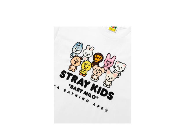 Bape Bape X Stray Kids Skzoo Family Baby Milo Tee White - view 3
