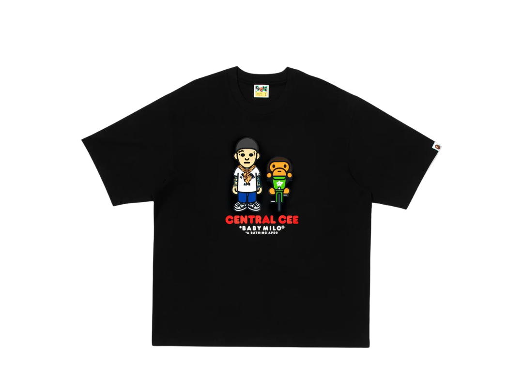 Bape Bape x Spotify x SYNA Central Cee Baby Milo Tee Black