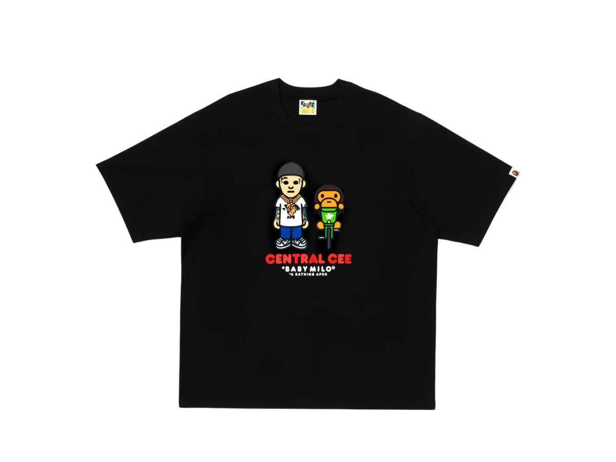 Bape Bape x Spotify x SYNA Central Cee Baby Milo Tee Black