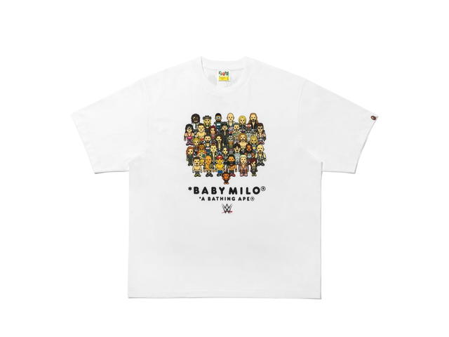 Bape Bape x WWE Wrestlers Baby Milo Relaxed Fit Tee White - view 1
