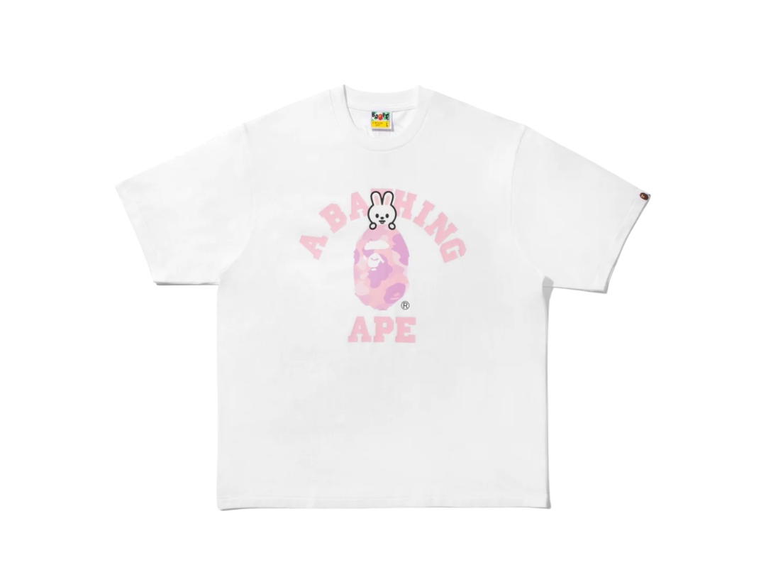 Bape Bape X Stray Kids Leebit College Tee White