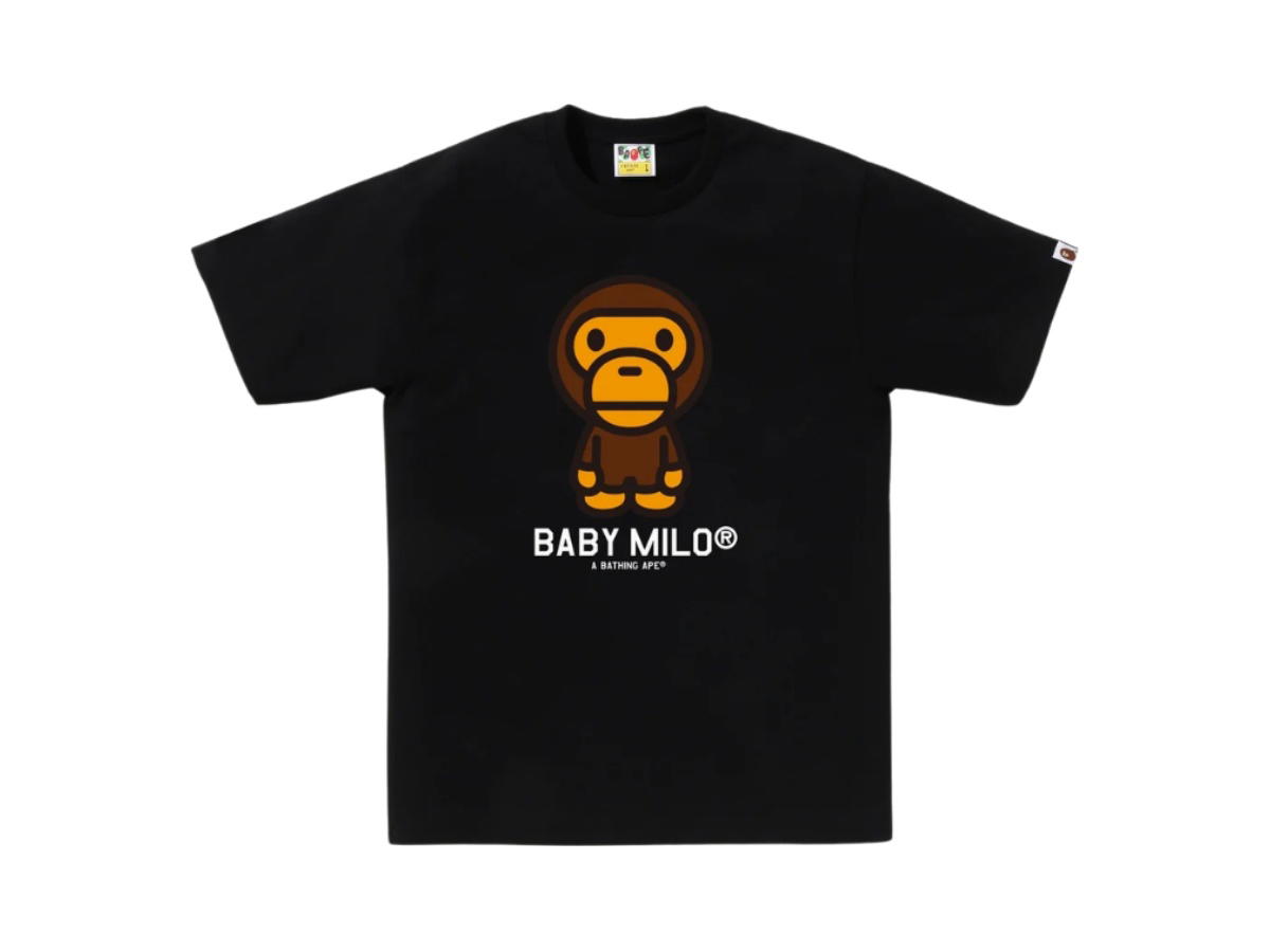 Bape Bape Baby Milo Tee Black