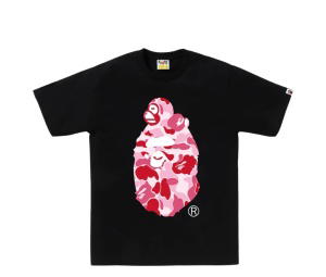 Buy BAPE Abc Camo Milo on Big Ape Tee Black Red at Sasom – Authentic and Ready to Ship