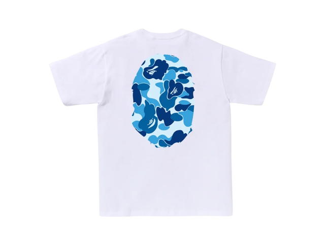 Bape Bape ABC Camo Big Ape Head Tee White Blue - view 2