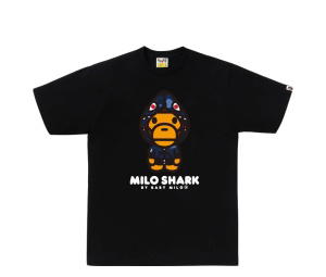 Buy Bape Color Camo Milo Shark FZH Tee Black at Sasom – Authentic and Ready to Ship
