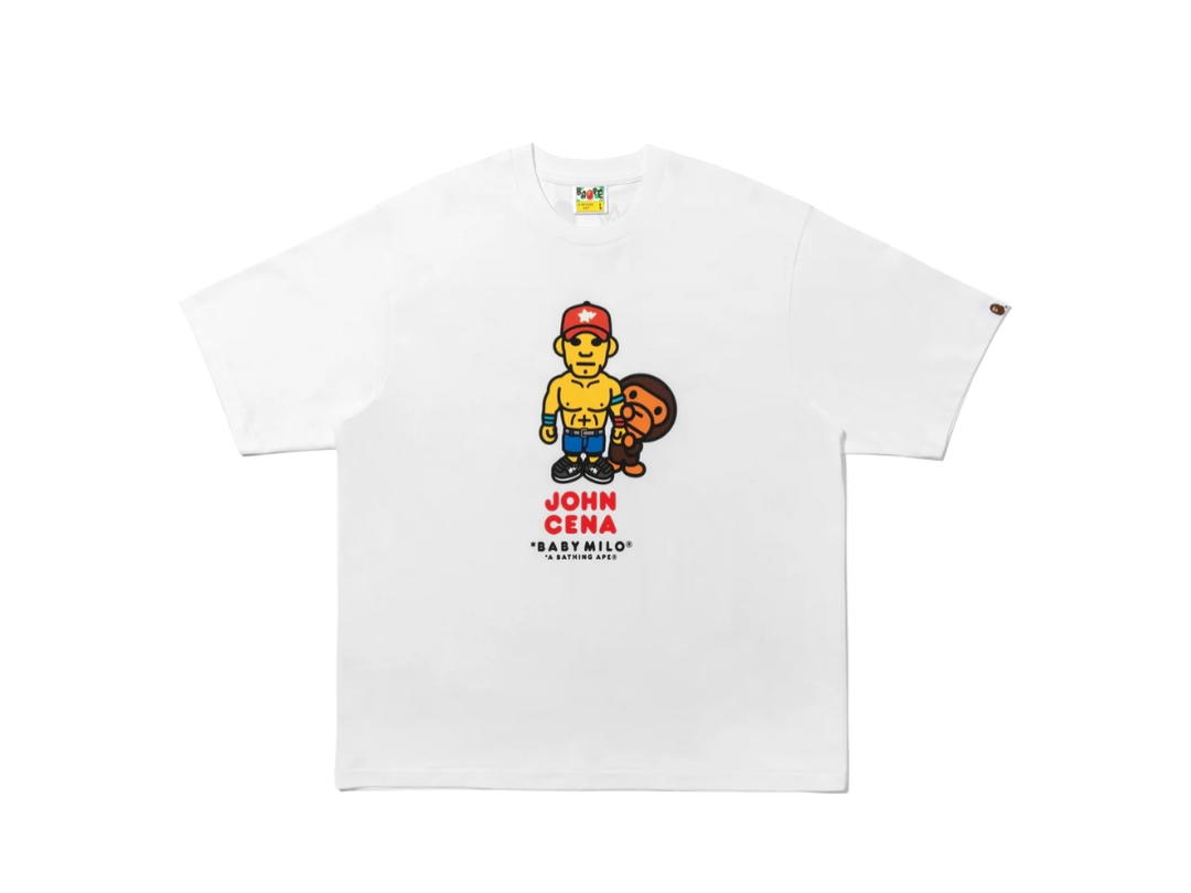 Bape Bape X WWE John Cena Baby Milo Relaxed Fit Tee White